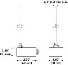 Dimensions for TE-703-B