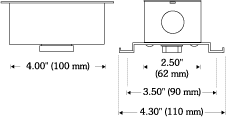 Dimensions for TE-704-C, and -D