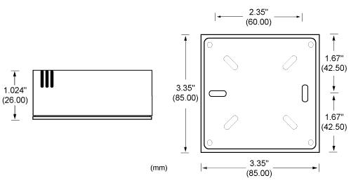 Dimensions for HU-225-EU