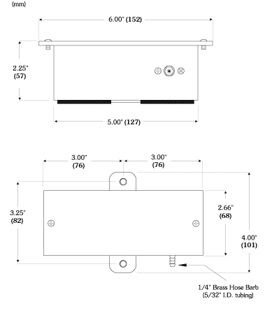 Dimensions for PR-243