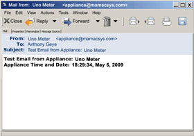 Maverick Email Test From Appliance