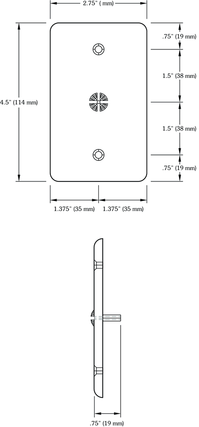 A-523 Dimensions