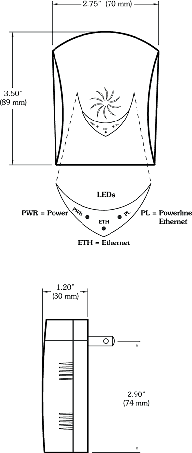 IP-PLE-85 Dimensions