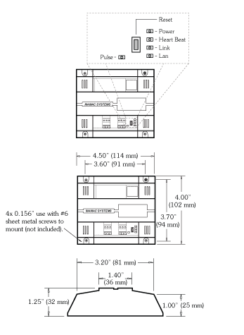 IP-SM-101 Dimensions