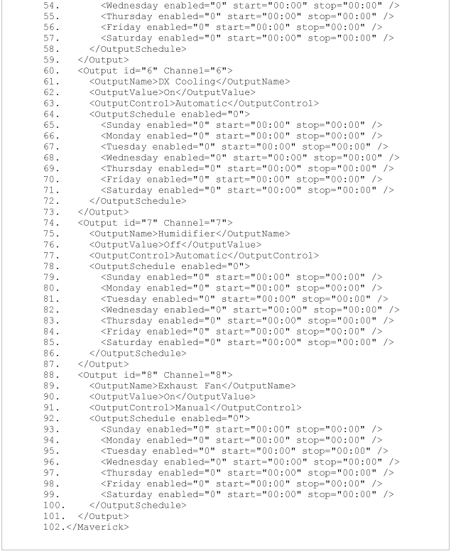 Parsing Maverick XML Data and Remotely Controlling Outputs page 3